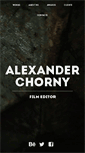 Mobile Screenshot of alexchorny.com
